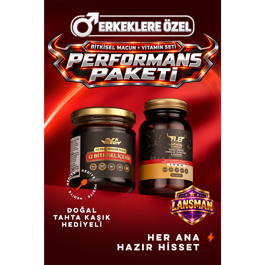 Performans Paketi - Bitkisel Macun + Vitamin Seti