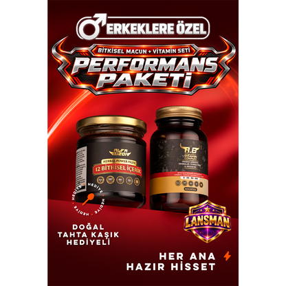 Performans Paketi - Bitkisel Macun + Vitamin Seti