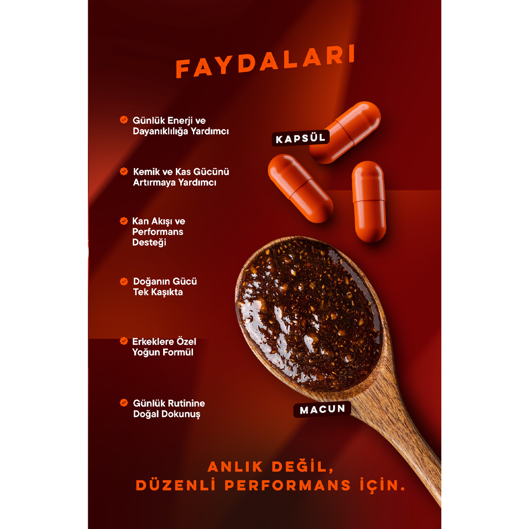 Performans Paketi - Bitkisel Macun + Vitamin Seti