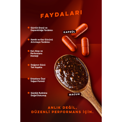 Performans Paketi - Bitkisel Macun + Vitamin Seti